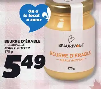 IGA BEAURIVAGE MAPLE BUTTER offer