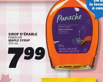 IGA PANACHE MAPLE SYRUP offer