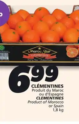 IGA CLEMENTINES offer