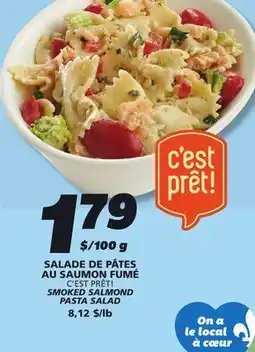 IGA C'EST PRÊT! SMOKED SALMOND PASTA SALAD offer