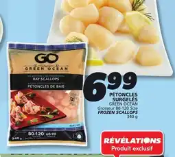 IGA GREEN OCEAN FROZEN SCALLOPS offer