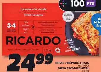 IGA RICARDO FRESH PREPARED MEAL offer