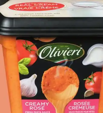 IGA OLIVIERI PASTA SAUCE offer