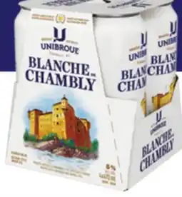 IGA UNIBROUE BLANCHE DE CHAMBLY BEER offer