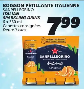 IGA SANPELLEGRINO ITALIAN SPARKLING DRINK offer