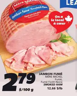 IGA MÈRE MICHEL SMOKED HAM offer