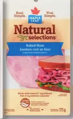 IGA MAPLE LEAF NATURAL SELECTIONS DELI MEATS offer