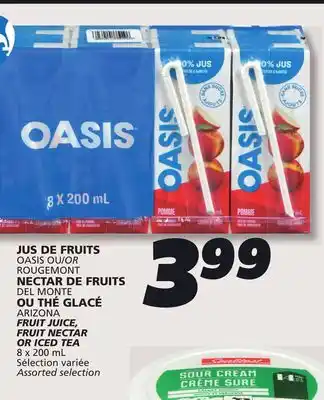 IGA OASIS FRUIT JUICE offer