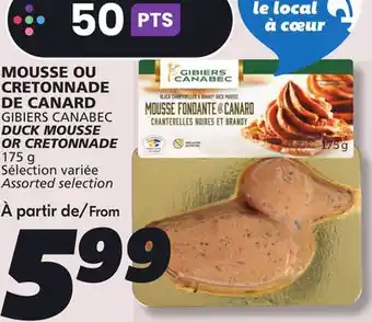 IGA GIBIERS CANABEC DUCK MOUSSE OR CRETONNADE offer