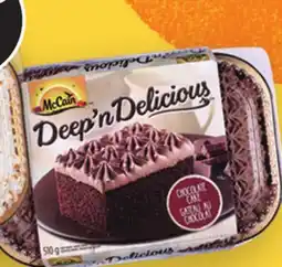 IGA McCAIN DEEP'N DELICIOUS FROZEN CAKE offer