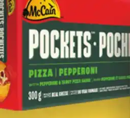 IGA McCAIN FROZEN PIZZA POCKETS offer