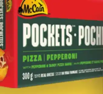 IGA McCAIN FROZEN PIZZA POCKETS offer