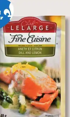 IGA LELARGE FINE CUISINE SAUCE MIX offer