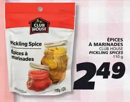 IGA CLUB HOUSE PICKLING SPICES offer