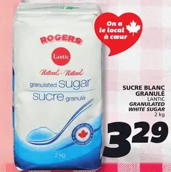 IGA LANTIC GRANULATED WHITE SUGAR offer