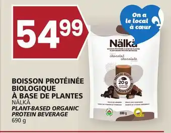 IGA NÄLKÄ PLANT-BASED ORGANIC PROTEIN BEVERAGE offer