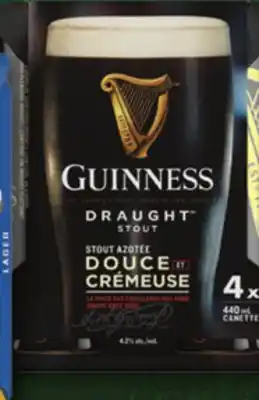 IGA GUINNESS DRAUGHT STOUT BEER offer