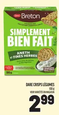 Metro DARE CRISPS LÉGUMES offer