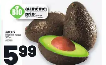 Metro AVOCATS | AVOCADOS offer