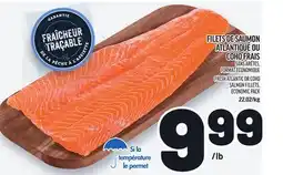 Metro FILETS DE SAUMON ATLANTIQUE OU COHO FRAIS | FRESH ATLANTIC OR COHO SALMON FILLETS offer