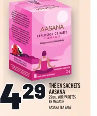 Metro THÉ EN SACHETS AASANA | AASANA TEA BAGS offer