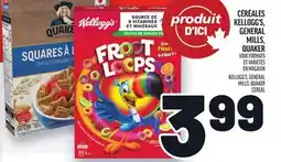 Metro CÉRÉALES KELLOGG'S, GENERAL MILLS, QUAKER | KELLOGG'S, GENERAL MILLS, QUAKER CEREAL offer