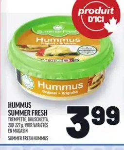 Metro HUMMUS SUMMER FRESH | SUMMER FRESH HUMMUS offer