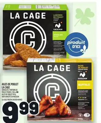 Metro AILES DE POULET LA CAGE | LA CAGE FROZEN CHICKEN WINGS offer