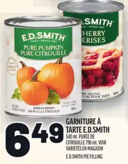 Metro GARNITURE À TARTE E.D.SMITH | E.D.SMITH PIE FILLING offer