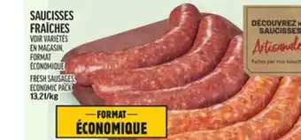 Metro SAUCISSES FRAÎCHES | FRESH SAUSAGES offer