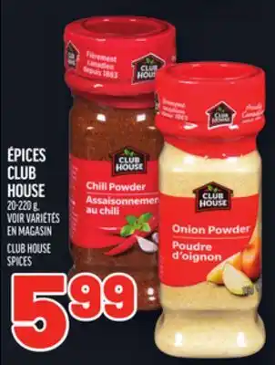 Metro ÉPICES CLUB HOUSE | CLUB HOUSE SPICES offer