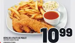 Metro REPAS DE 4 FILETS DE POULET | 4 CHICKEN FILLETS MEAL offer