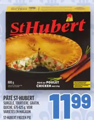 Metro PÂTÉ ST-HUBERT | ST-HUBERT FROZEN PIE offer