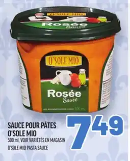 Metro SAUCE POUR PÂTES O'SOLE MIO | O'SOLE MIO PASTA SAUCE offer