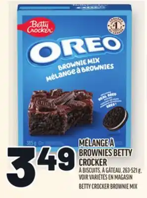 Metro MÉLANGE À BROWNIES BETTY CROCKER | BETTY CROCKER BROWNIE MIX offer