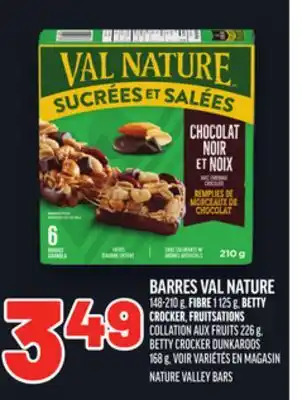 Metro BARRES VAL NATURE | NATURE VALLEY BARS offer