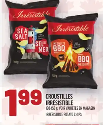 Metro CROUSTILLES IRRÉSISTIBLE | IRRÉSISTIBLE POTATO CHIPS offer