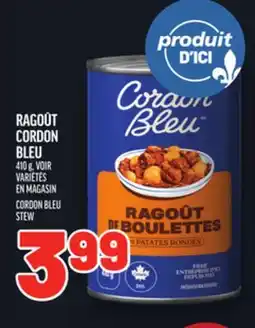 Metro RAGOÛT CORDON BLEU | CORDON BLEU STEW offer