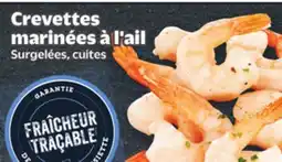 Metro CREVETTES MARINÉES À L'AIL offer