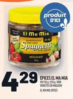 Metro ÉPICES EL MA MIA | EL MA MIA SPICES offer