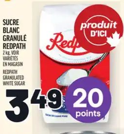 Metro SUCRE BLANC GRANULÉ REDPATH | REDPATH GRANULATED WHITE SUGAR offer