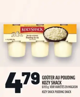 Metro GOÛTER AU POUDING KOZY SHACK | KOZY SHACK PUDDING SNACK offer