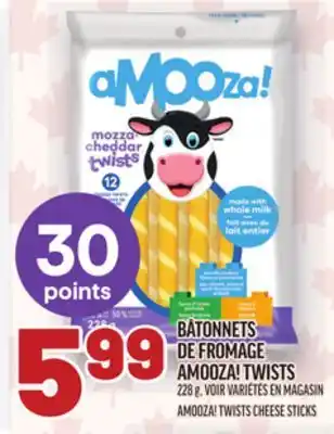 Metro BÂTONNETS DE FROMAGE DE FROMAGE AMOOZA! TWISTS | AMOOZA! TWISTS CHEESE STICKS offer