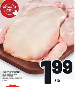 Metro POULETS ENTIERS FRAIS | FRESH WHOLE CHICKENS offer