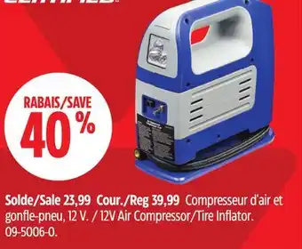 Canadian Tire Certified 12V Air Compressor/Tire Inflator offer