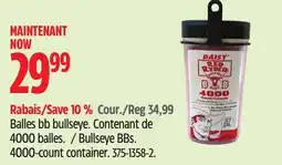 Canadian Tire Daisy Bullseye BBs offer