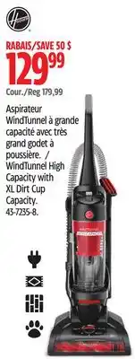 Canadian Tire Hoover WindTunnel High Capacity with XL Dirt Cup Capacity offer