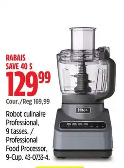 Canadian Tire Ninja Professional Food Processor, 9-Cup offer