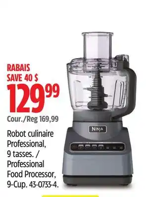 Canadian Tire Ninja Professional Food Processor, 9-Cup offer