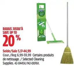 Canadian Tire Swiffer Selected Cleaning Supplies offer